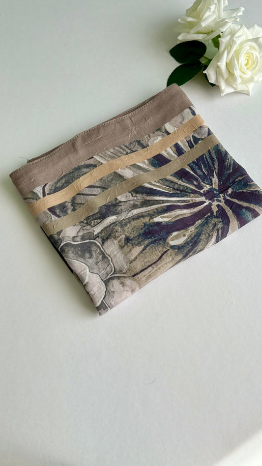 Bambu Şal Lipa Desen - Antik Bej