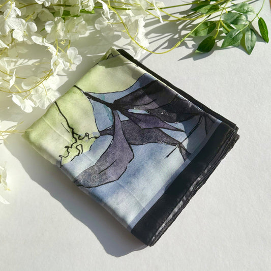 Nileya Desen Pamuk Şal - Siyah