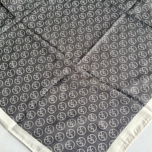 MK Desen Pamuk Eşarp - Siyah