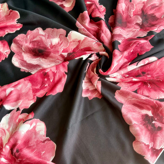 Anatolia Çiçekli Etnik Şal Kırmızı